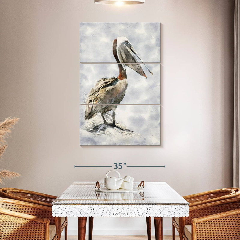 Brampt Brown Pelican, 50" H x 32" W