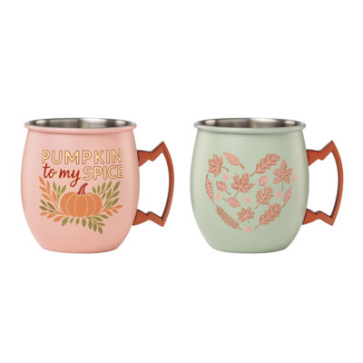 Cambridge Harvest Moscow Mule Mugs, Set Of 2