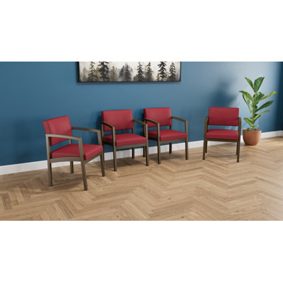 Lenox Steel Waiting Reception Commercial Grade Furniture Set | 4-Guest Chair