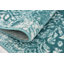 Tapis turquoise à motif damassé Coblitz-45469507