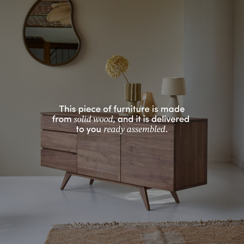 Esmée 69.69'' W Solid Wood Sideboard