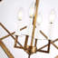 Lustre géométrique ajustable 4 lumières Dayneka