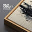 Impression sur toile encadrée noire et blanche-125011546-125011547