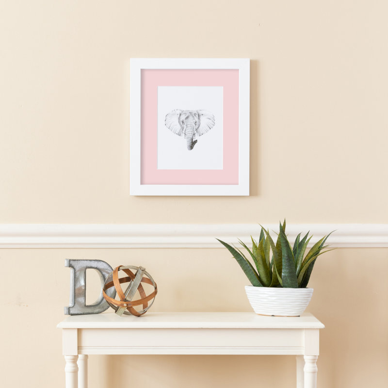 Cadre pour photo simple 20 "x 24" en bois mat, Rose trémière