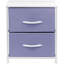Commode 2 tiroirs - turquoise-1435294647