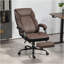 Fauteuil de direction avec repose-pieds HOMcom