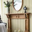 Miroir mural 24 po x 36 po avec cadre en bois, miroir en bois de ferme pour console de salle de bain