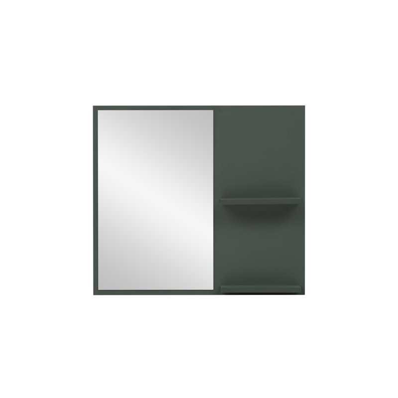 Bansil Framed Wall Mounted Dresser, Dark Green