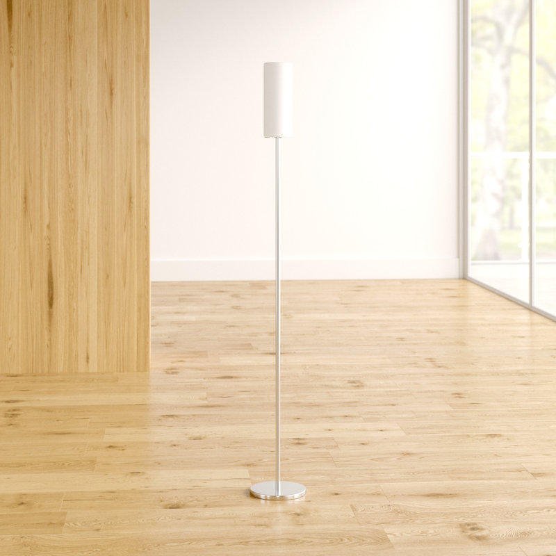 Ardilla 153cm Satin Traditional Floor Lamp with Outlet