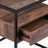 Secaucus Glass Top End Table with Storage