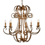 Florance 8 - Light Candle Style Empire Chandelier