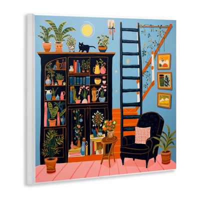 Étagère murale éclectique, art mural par Lazar Studio