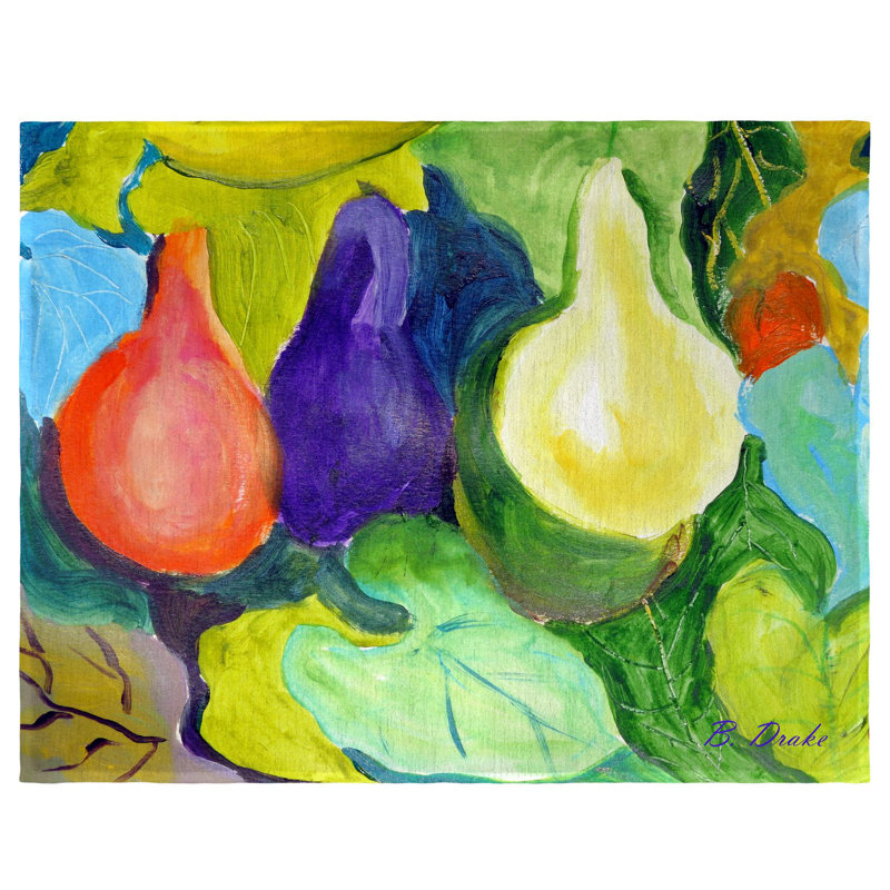 Sabato Polyester No Pattern Rectangle Placemat