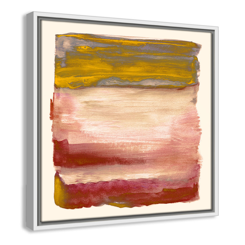 Yellow Sky I Print by Nan, White, 17.5" H x 17.5" W