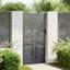  Garden Gate With Lock   Powder-Coated Steel-1806961945