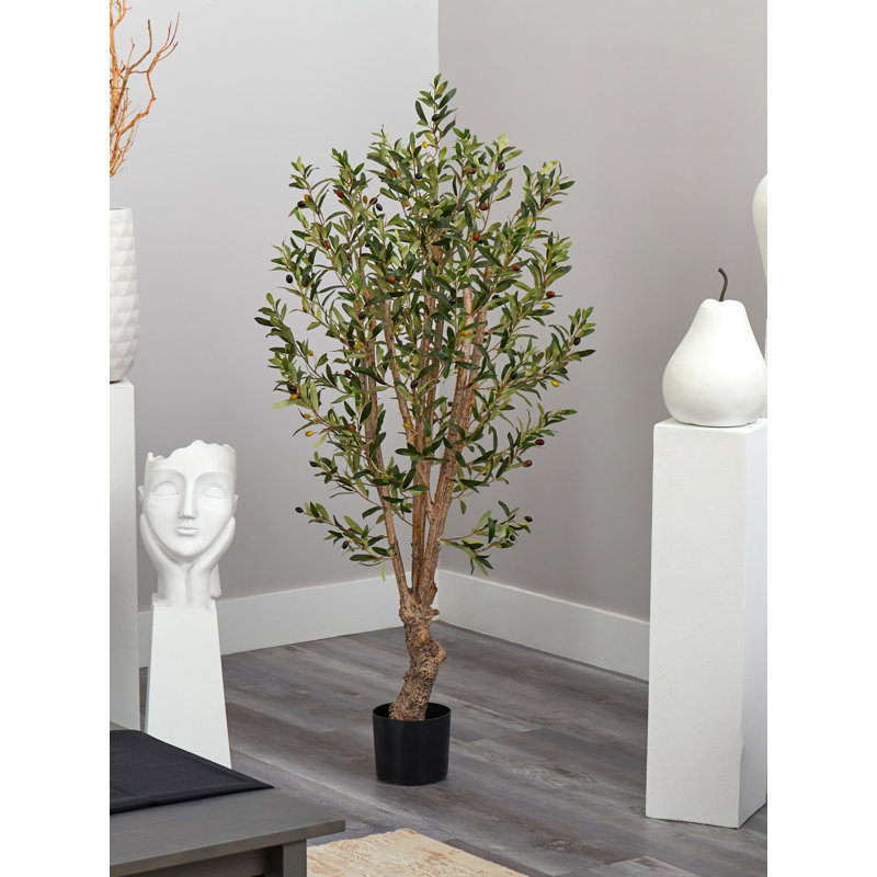 Olive artificielle 54 po en pot