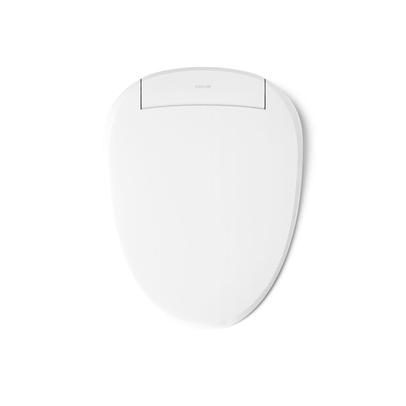 PureWash E820 Elongated Bidet Toilet Seat, Heated Bidet for Existing Toilets with Remote Control, White