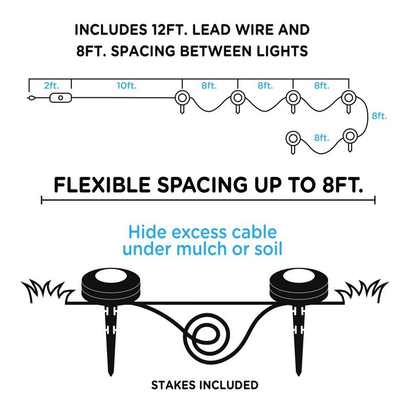 Bronze Plug-in Integrated LED Metal Pathway Light
