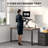Adjustable Height Foldable Steel Standing Desk Converter-113492190-52290097