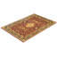 Tapis unique en laine noué à la main 6 pi 1 po x 8 pi 10 po nouvel âge Mogul
