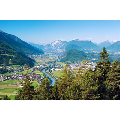 Elledge River Inn In Tyrol - Wrapped Canvas Print