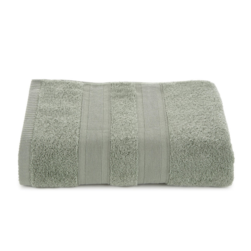 Martex Clean Essentials Solid Low Lint 6-Pack Towel Set, Moss Green