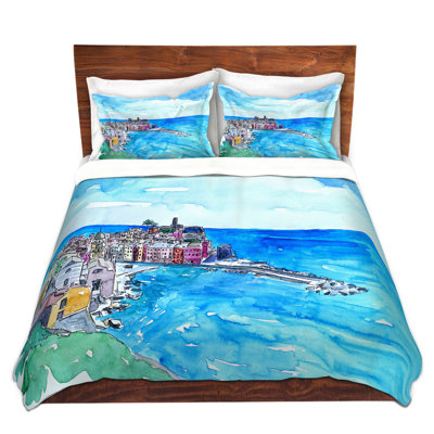Ensemble de housse de couette vernazza italien riviera