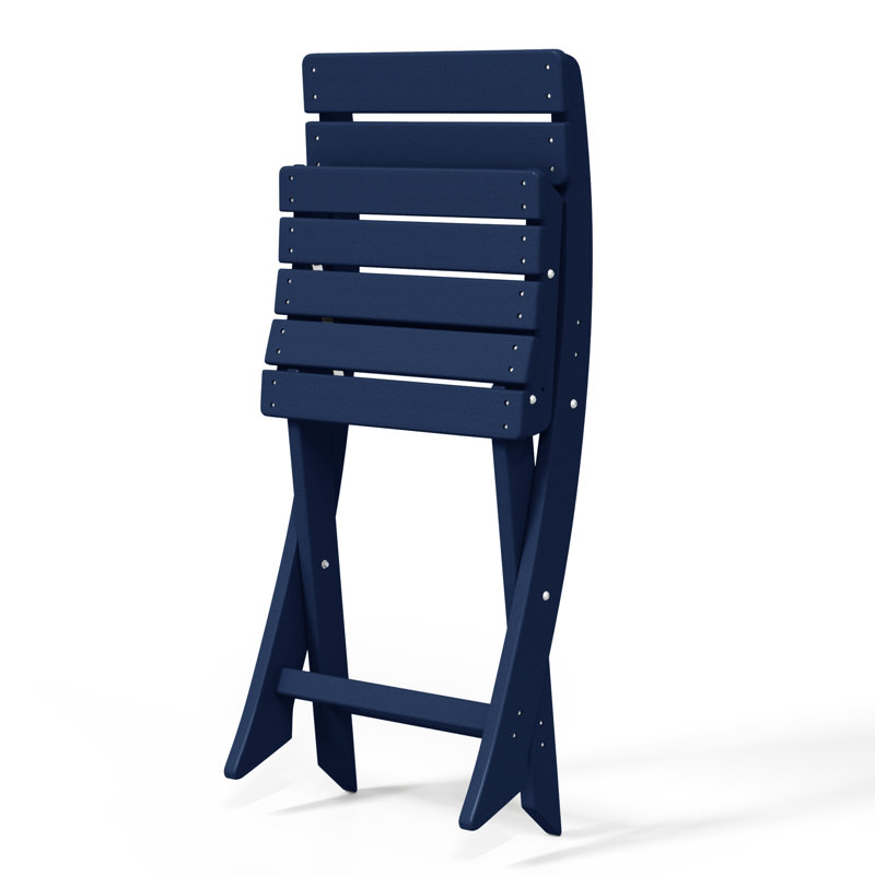 Laguna 3-Piece Folding Dining Set, Navy
