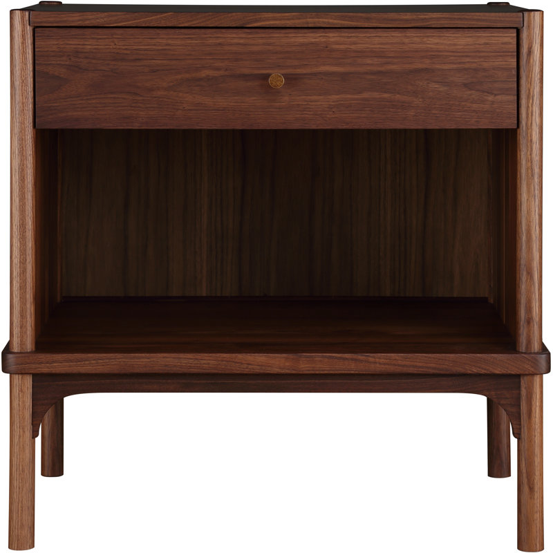 Walnut Grove 27'' W Solid Wood Nightstand