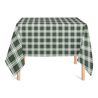 Nappe en polyester écossais