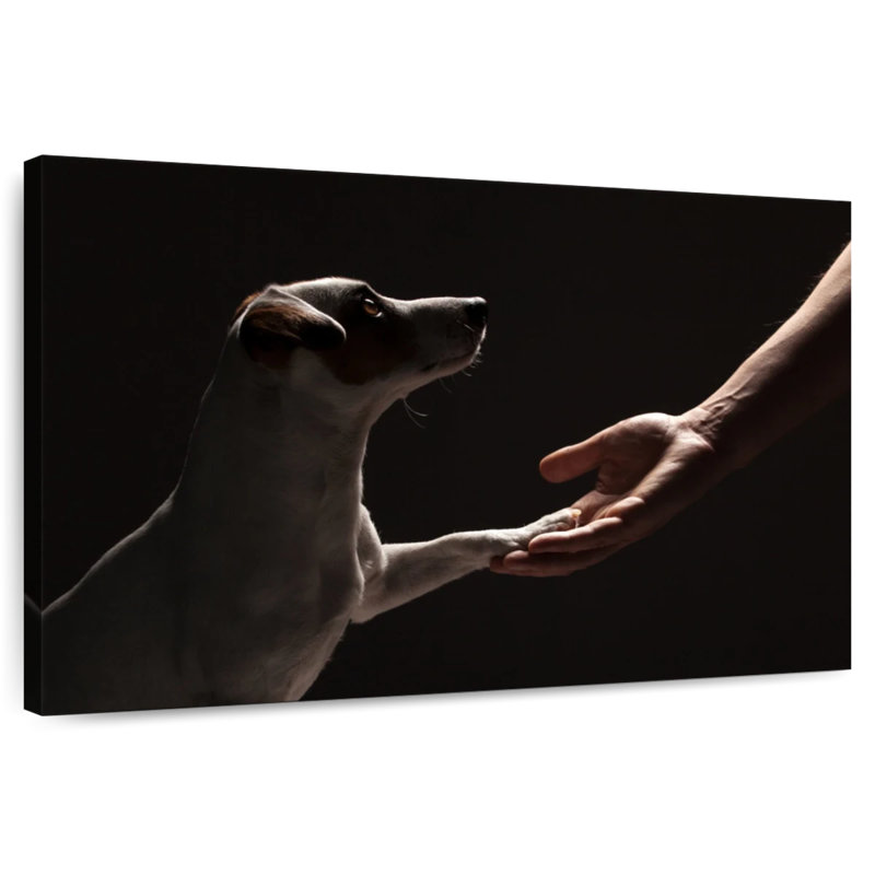Dog Handshake, 24" H x 36" W