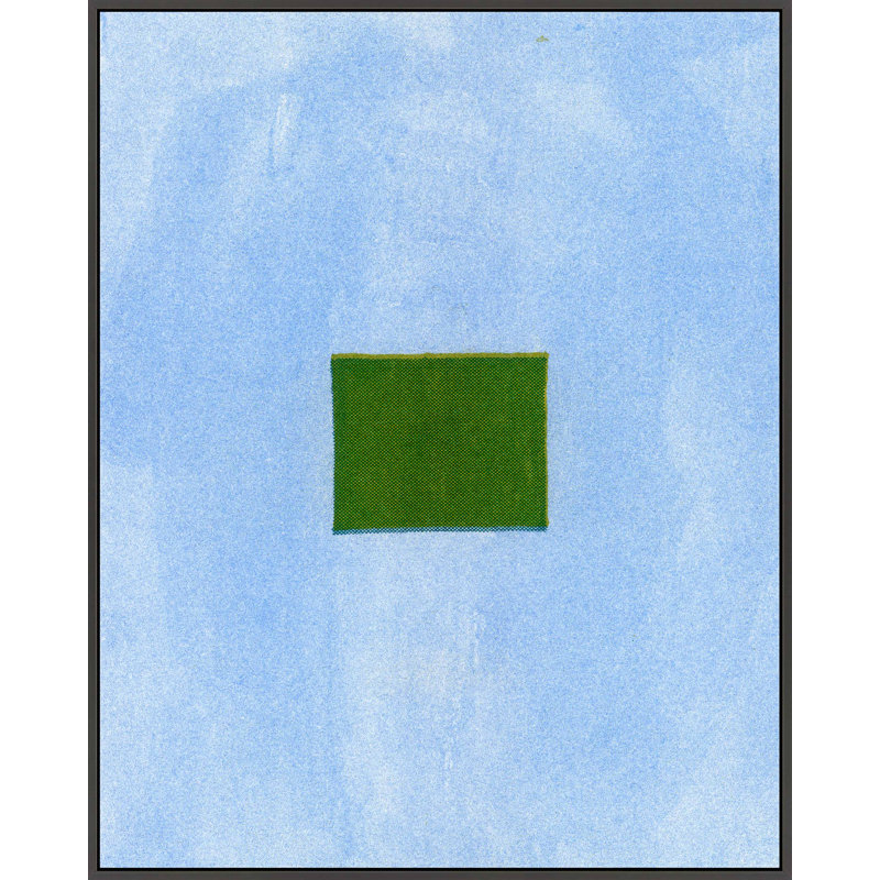 «Brine» par Mo Neuharth - Art mural encadré, Framed Wrapped Canvas, 25" H x 20" W, Black