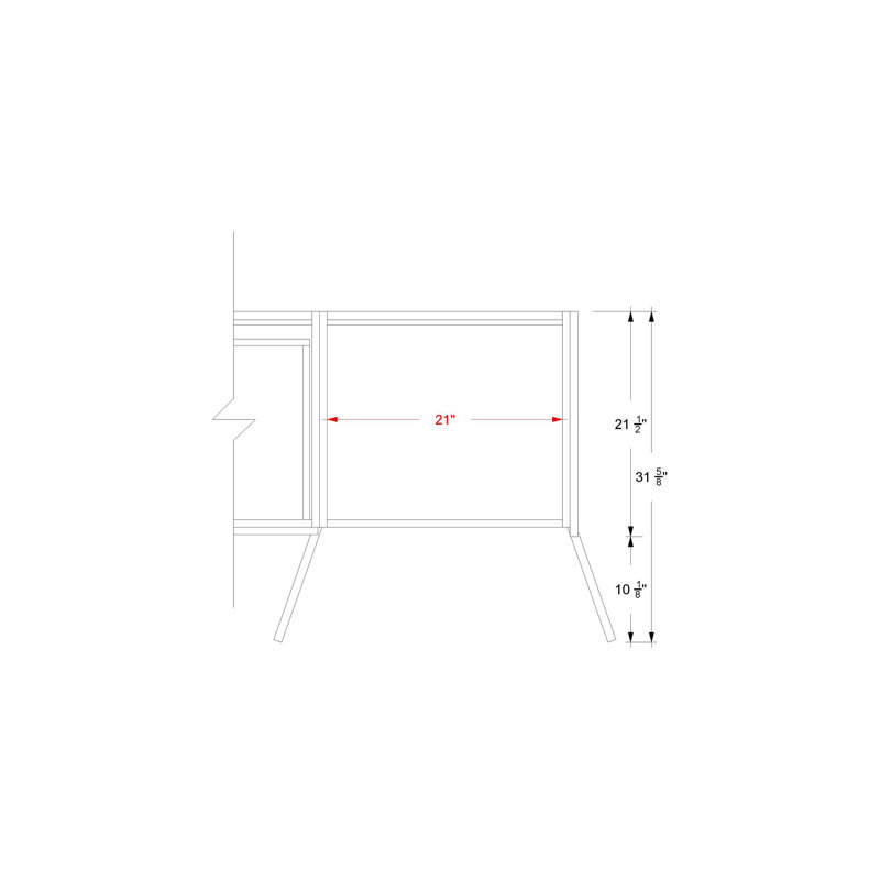Gilded Single Left/Right Bath Floating Vanity, 42", Gray Weathered