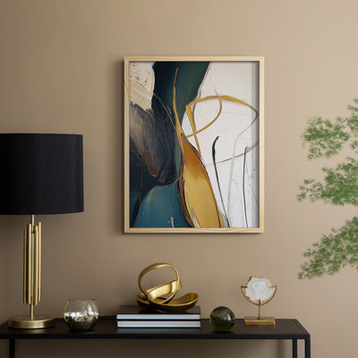 ABSTRACT Series DCXXI Framed Print - Solid Wood