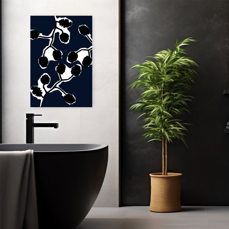 Art contemporain abstrait géométrique "Bold", H 24 po x l 16 po