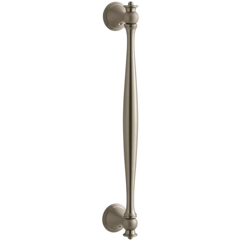 Finial Pivot Door Handle, Bronze brossé anodisé