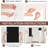 NICETOWN Sidelight Curtains for Front Door, Blackout Classroom Door Window Shade, Privacy Self Adhesive French Window Covering Thermal Insulate Blinds, 1 Panel-1612643563-1612643564