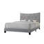 Grey Queen Bed with Tufted Headboard