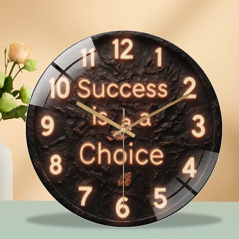 Horloge murale Motivational Quartz