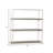 Metal and Wood Wall Shelf with Iron Frame and Plywood Shelving - Industrial Wall-Mounted Storage Rack with Three Open Tiers and Minimalist Rounded Edge Design for Versatile Room Organization-247554388
