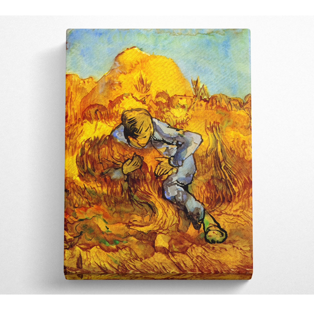 Van Gogh Garbenbinder - Kunstdrucke auf Leinwand