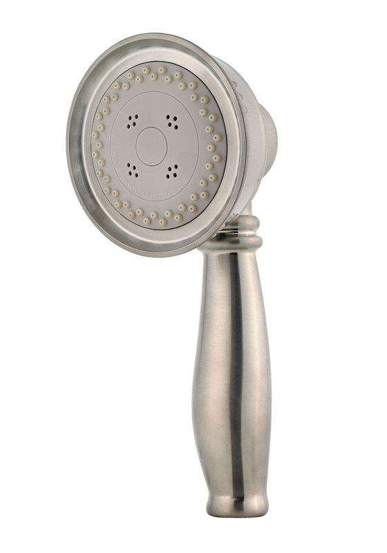 Avalon-Bath 3-Function Adjustable Shower Head, Brushed Nickel