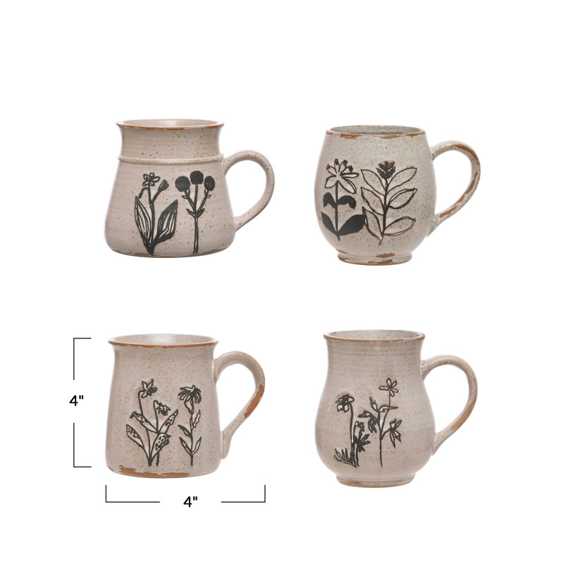 Grande tasse à café en grès Atheana