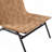 Woven Leather In Brown Accent Chair
