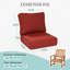  Ensemble de coussins de dossier de chaise d'extérieur 6 pouces Sunbrella-1036065520-1036065522
