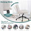 Chaise de bureau Aguilera avec assise large de 66 cm (26 pouces), piètement croisé, sans accoudoirs et à roulettes-2085797673-2096535494