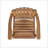 Outdoor Acacia Wood Adirondack Barstools, Set Of 2, Stained For Durability And Timeless Style-336475871