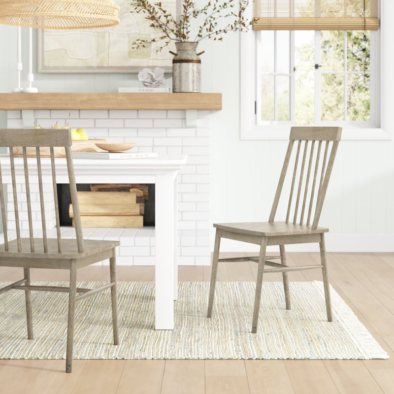 Captiva 19'' H Solid Wood Side Chair, Truffel Birch