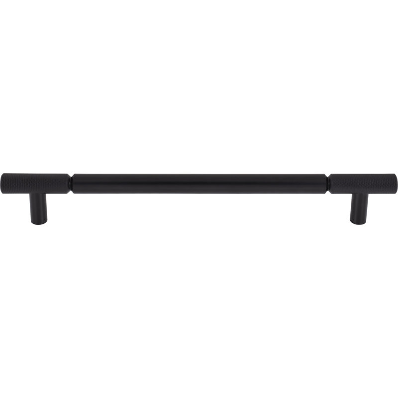 Prestwick Bar Appliance Pull, Flat Black, 12" Center To Center