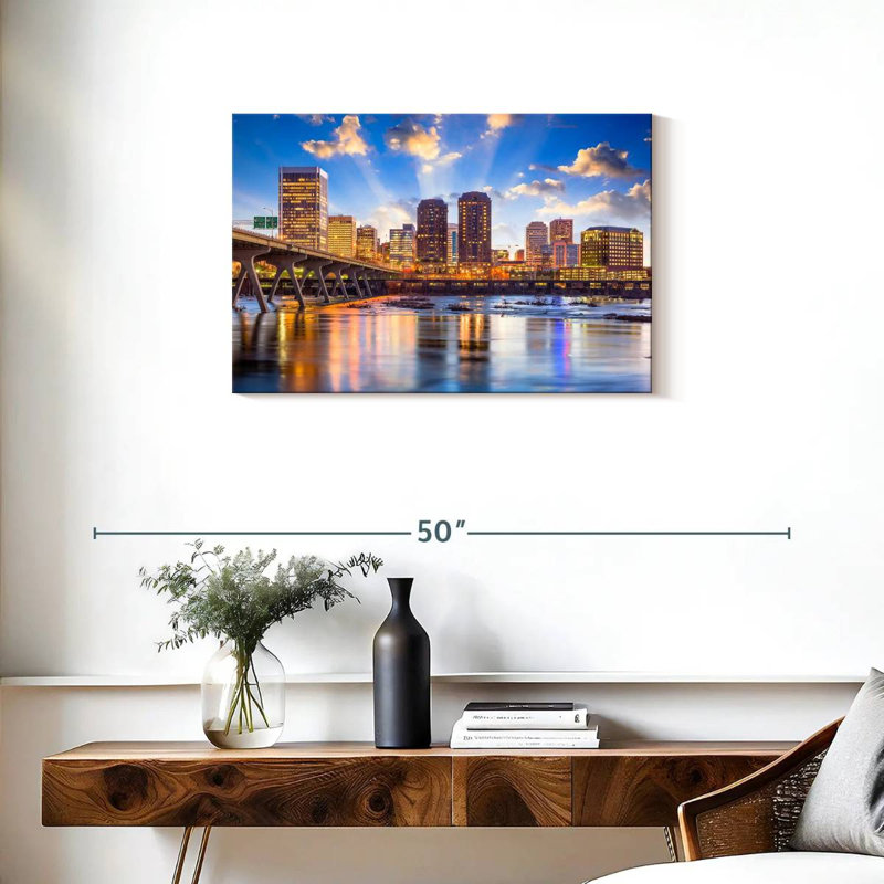 Tergel Richmond From James River, 20'' H X 30'' W